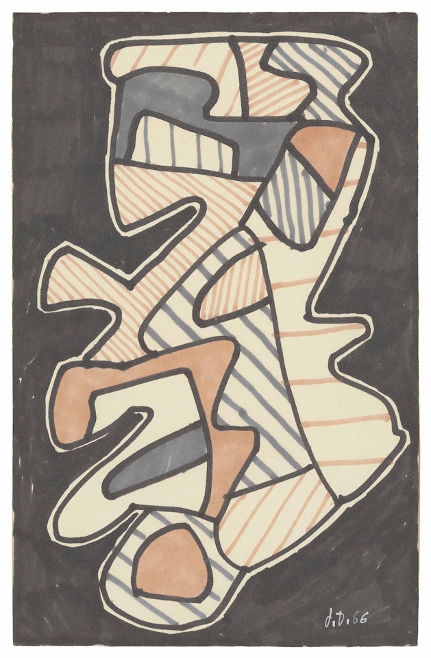 Le Hochet (The Rattle) by Jean Dubuffet