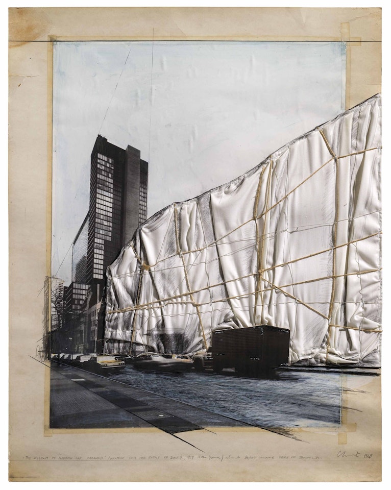 The Museum of Modern Art Packed by Christo