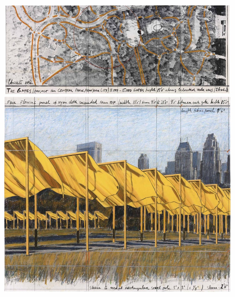 The Gates, Project for Central Park, New York City by Christo