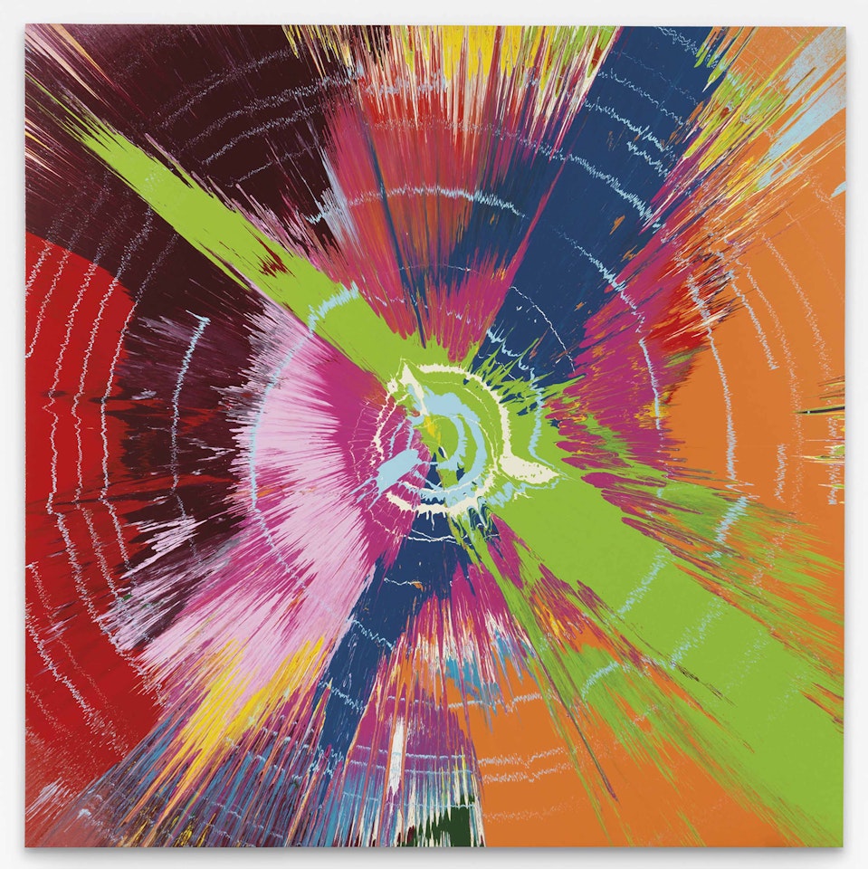 Beautiful Weave your Cosmic Web of Hypnosis Painting by Damien Hirst