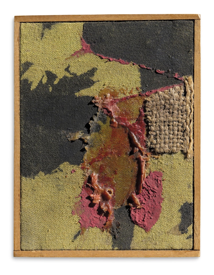 Sacco e Verde by Alberto Burri