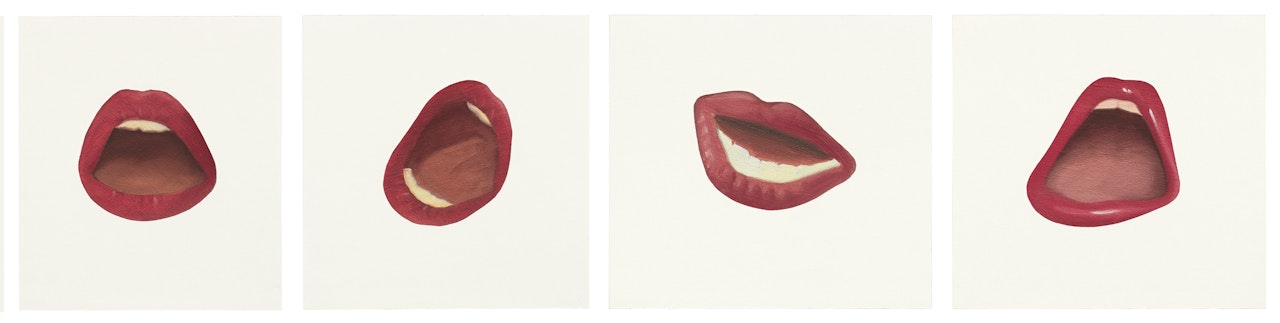 Mouth Fragments by Tom Wesselmann
