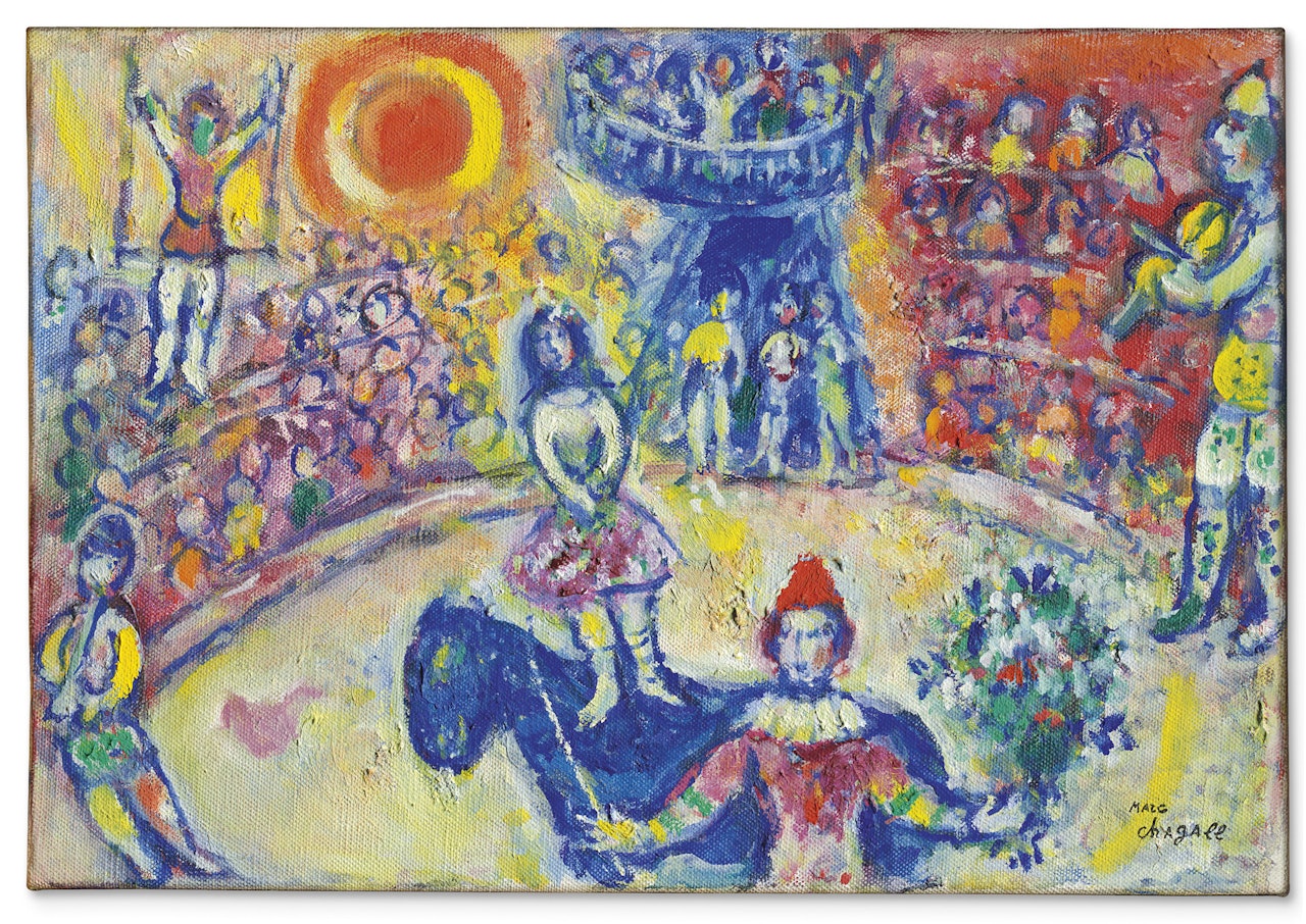 Au cirque by Marc Chagall