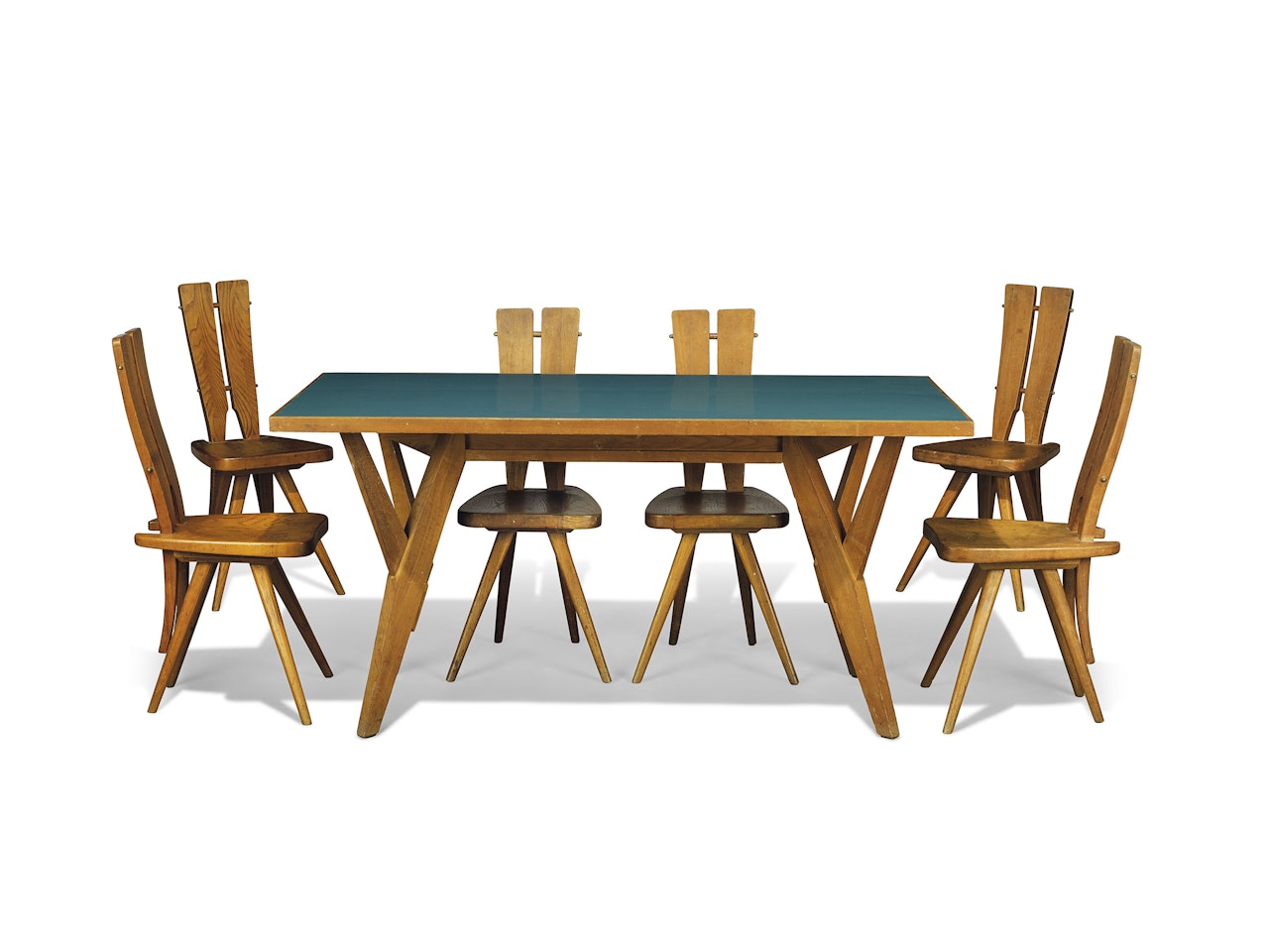 A rare and important dining suite by Carlo Mollino