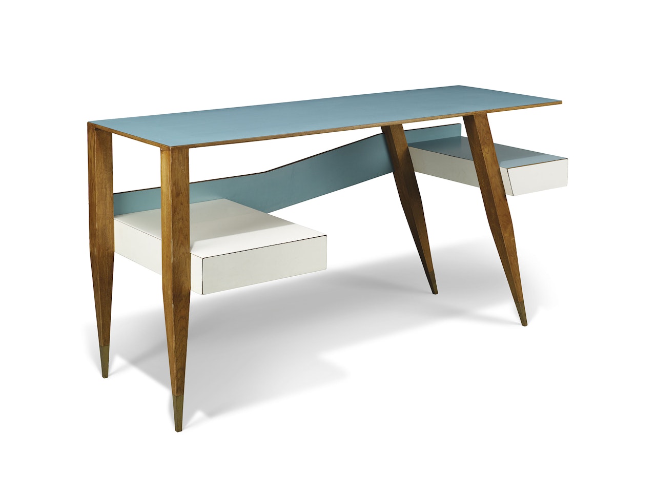 A Desk and Dashboard by Gio Ponti