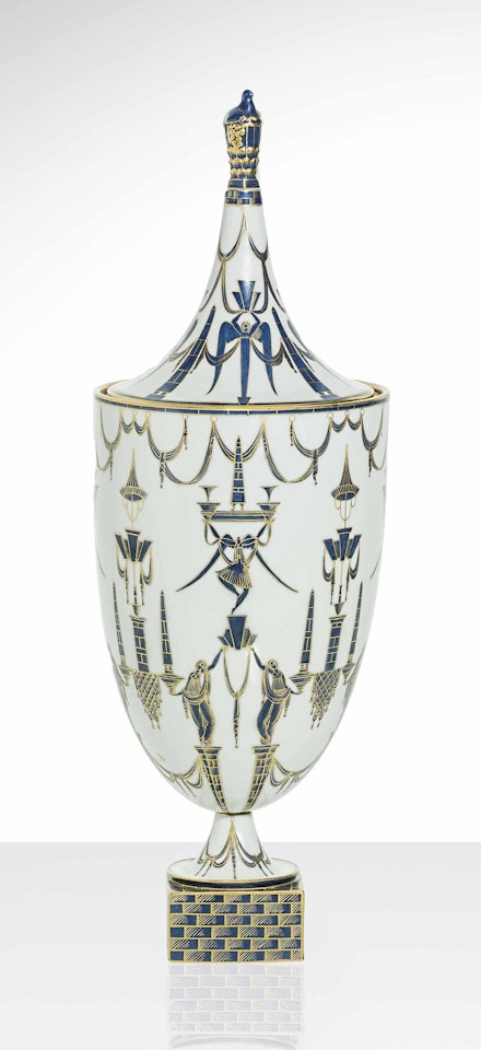 'GROTTESCA', AN URN WITH COVER by Gio Ponti