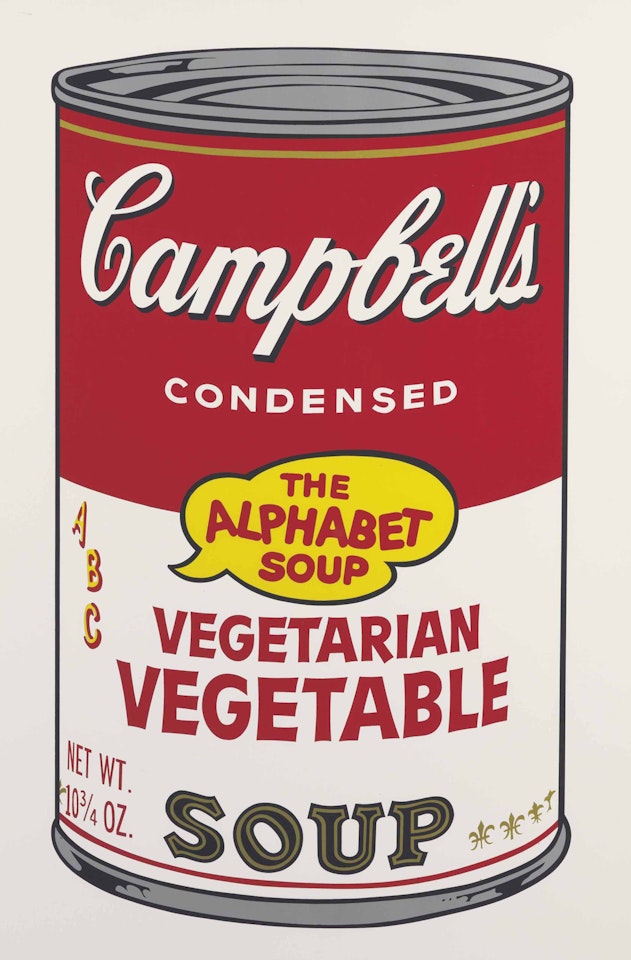 Vegetarian Vegetable, from Campbell's Soup II by Andy Warhol