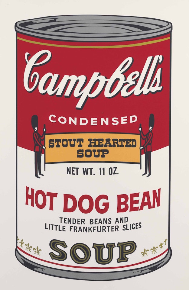 Hot Dog Bean, from Campbell's Soup II by Andy Warhol