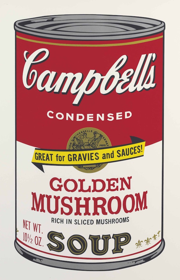 Golden Mushroom, from Campbell's Soup II by Andy Warhol