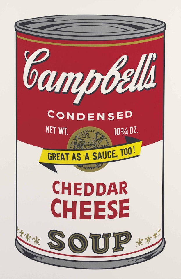 Cheddar Cheese, from Campbell's Soup II by Andy Warhol