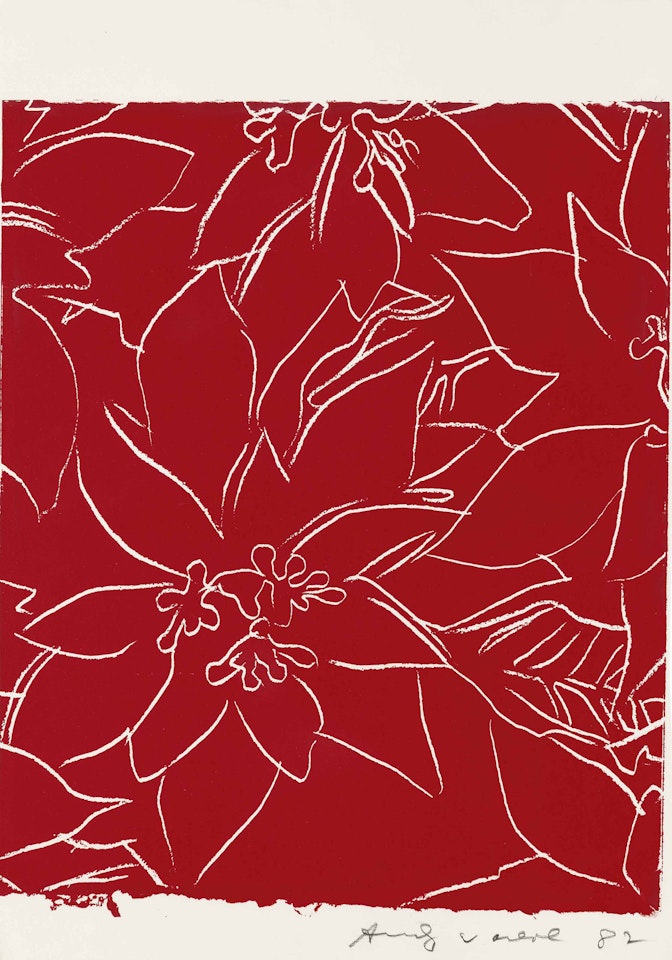 Poinsettias by Andy Warhol