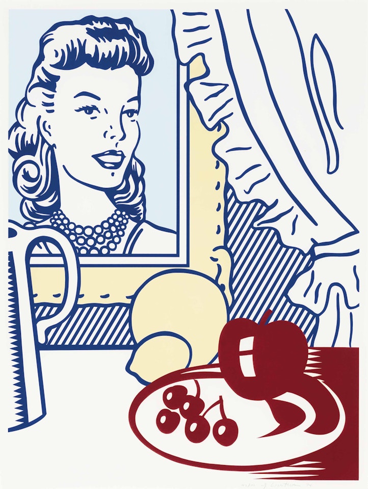 Still Life with Portrait by Roy Lichtenstein