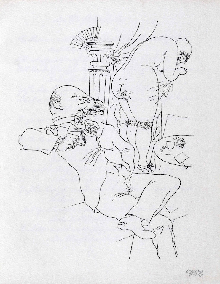 Alfred Meyer, Munkepunke Dionysos. Groteske Liebesgedichte, Fritz Gurlitt, Berlin by George Grosz