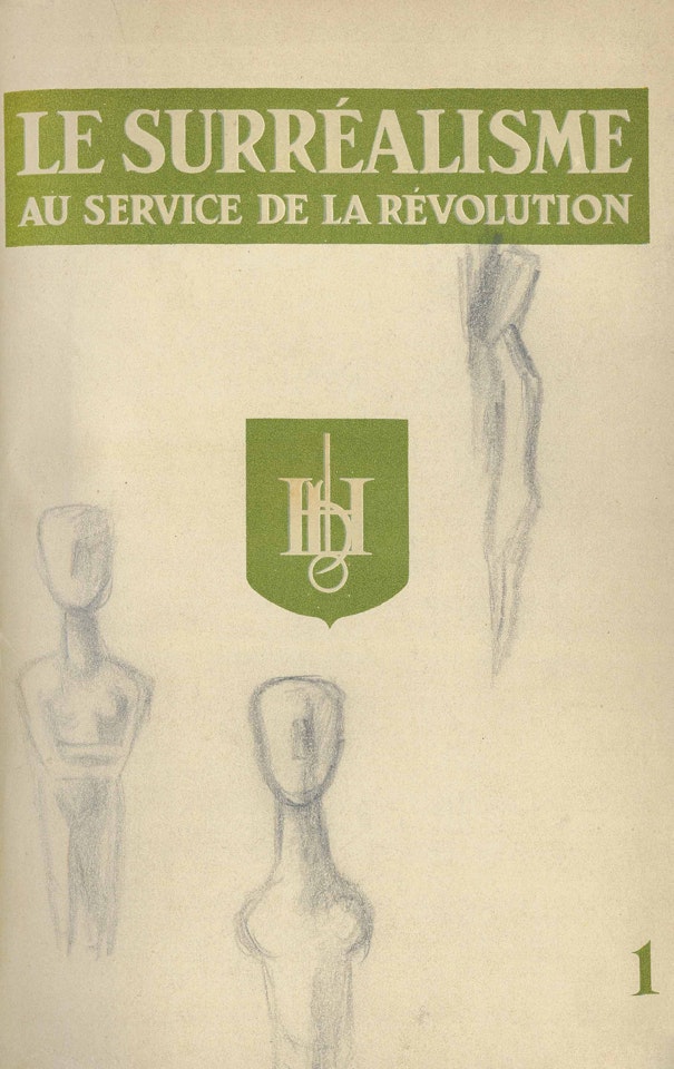 Le Surréalisme au service de la révolution, Corti, Paris by Anonymous