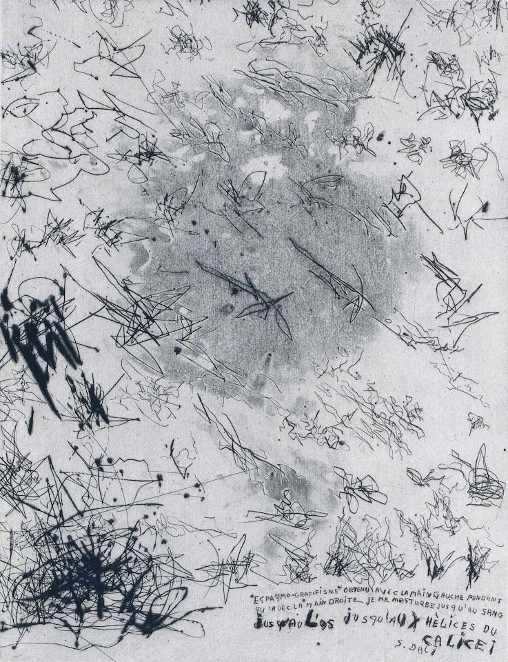 Georges Hugnet, Onan, éditions surréalistes, Paris by Salvador Dali