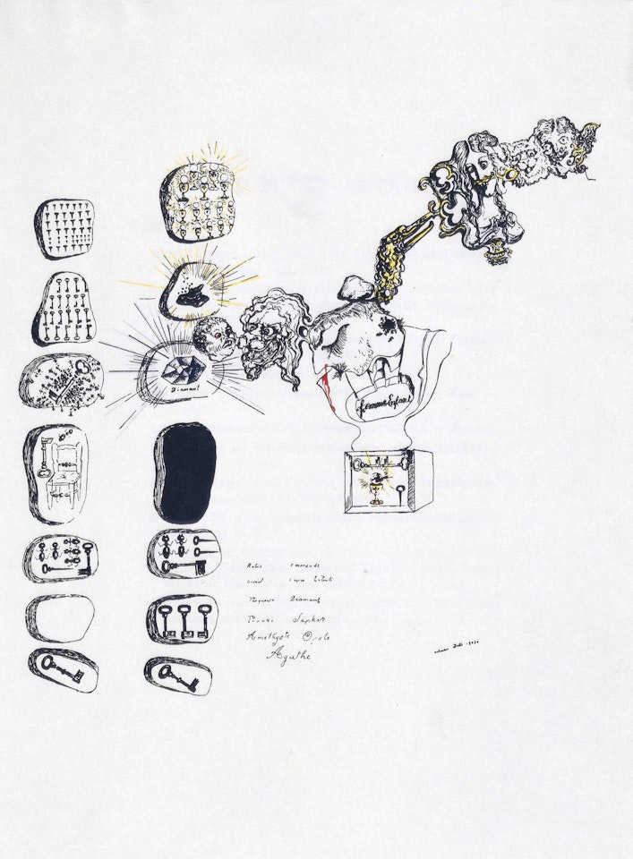André Breton, Second manifeste du surréalisme, Kra, Paris by Salvador Dali