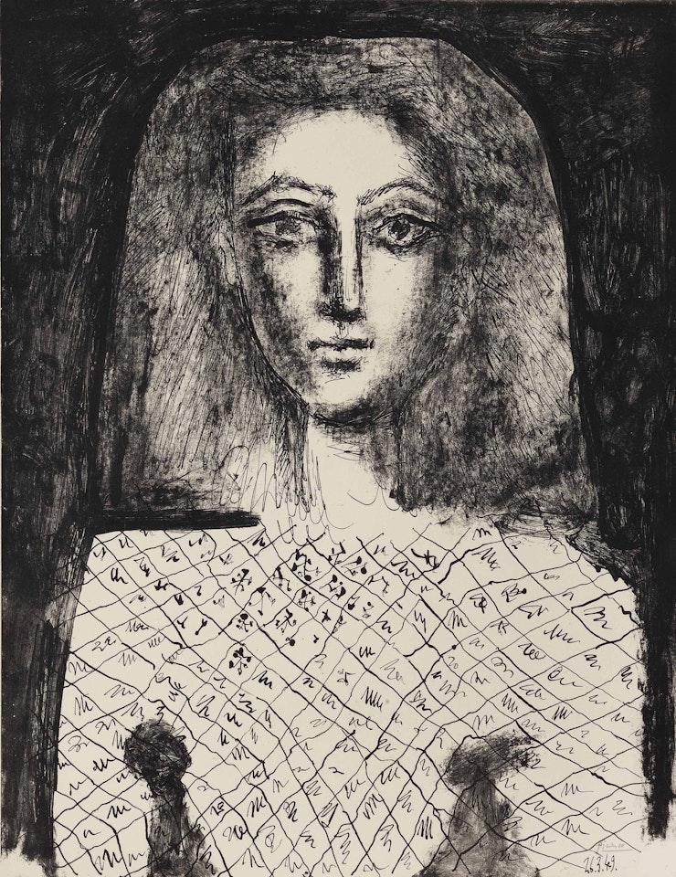 Le Corsage à Carreux by Pablo Picasso