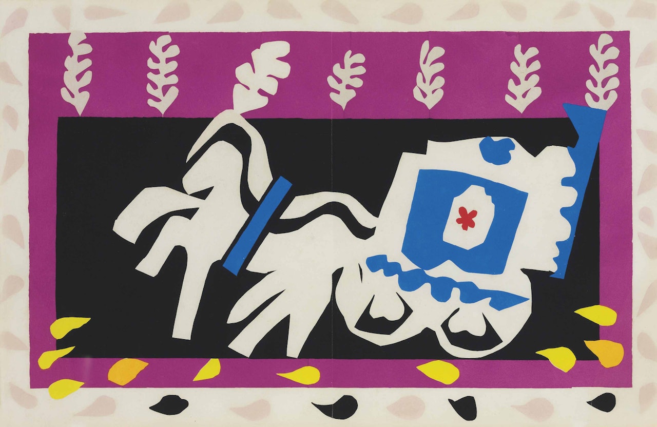 L'Enterrement de Pierrot, from Jazz by Henri Matisse