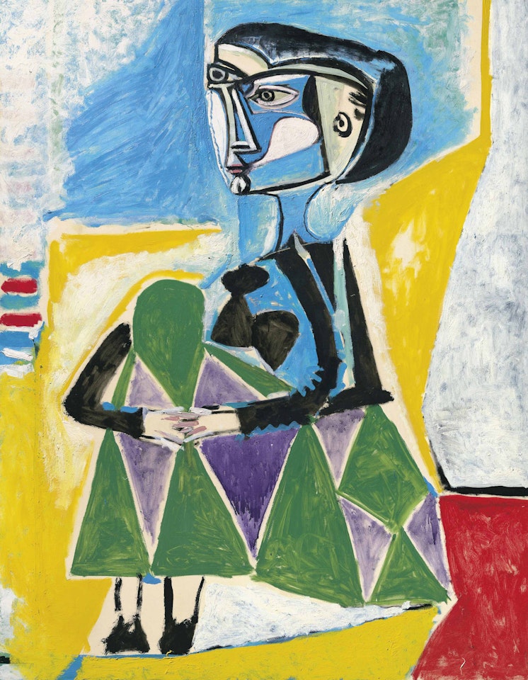 Femme accroupie (Jacqueline) by Pablo Picasso