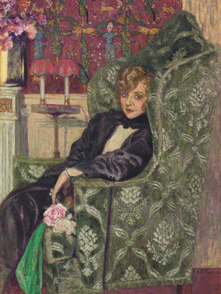Yvonne Printemps au fauteuil by Édouard Vuillard