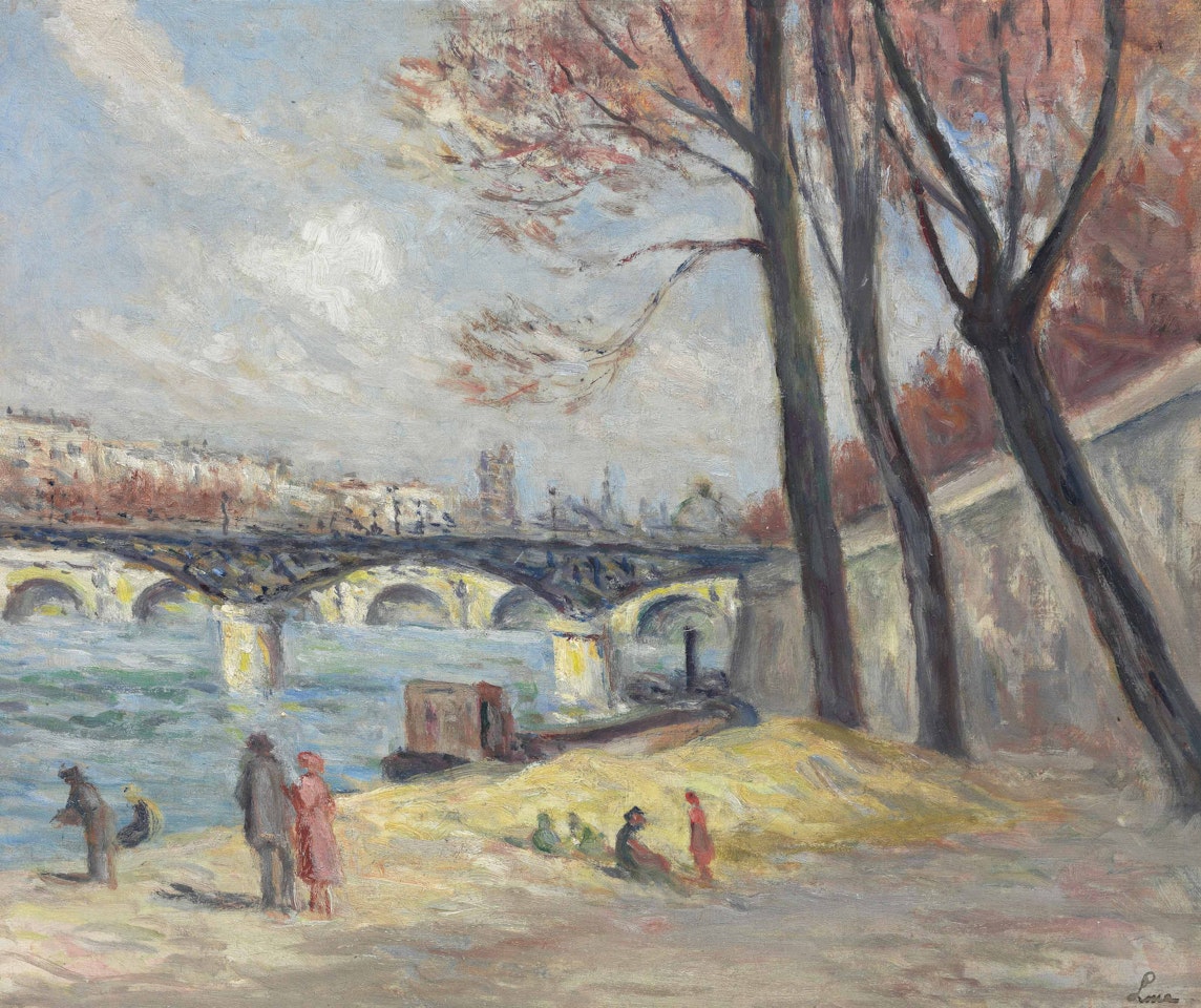 Le Pont des Arts by Maximilien Luce
