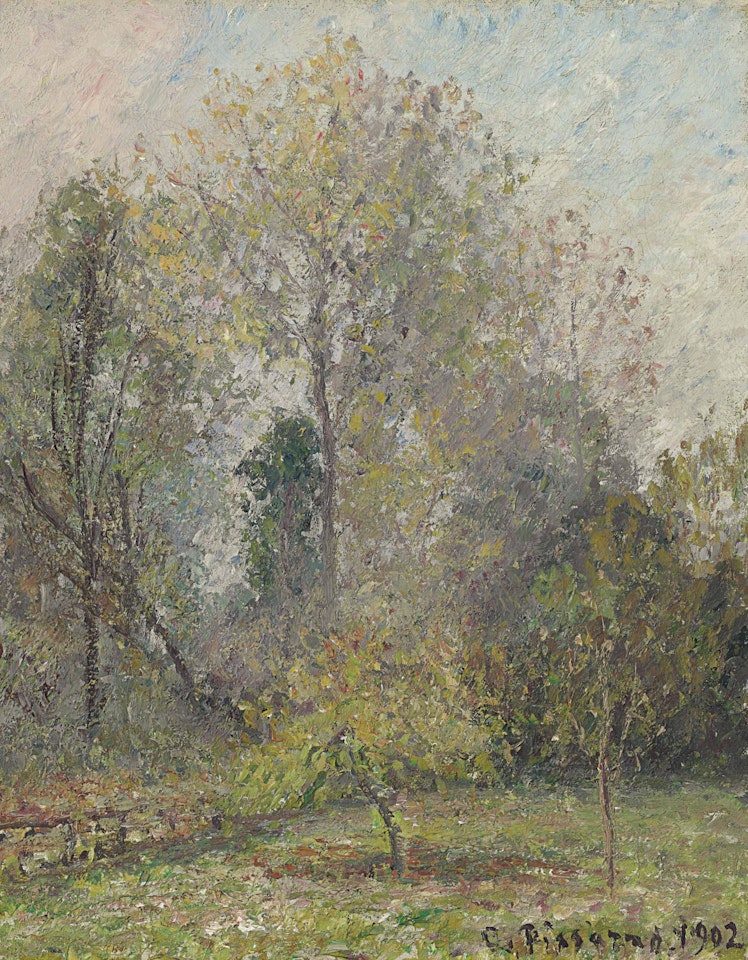 Gelée blanche à Eragny by Camille Pissarro