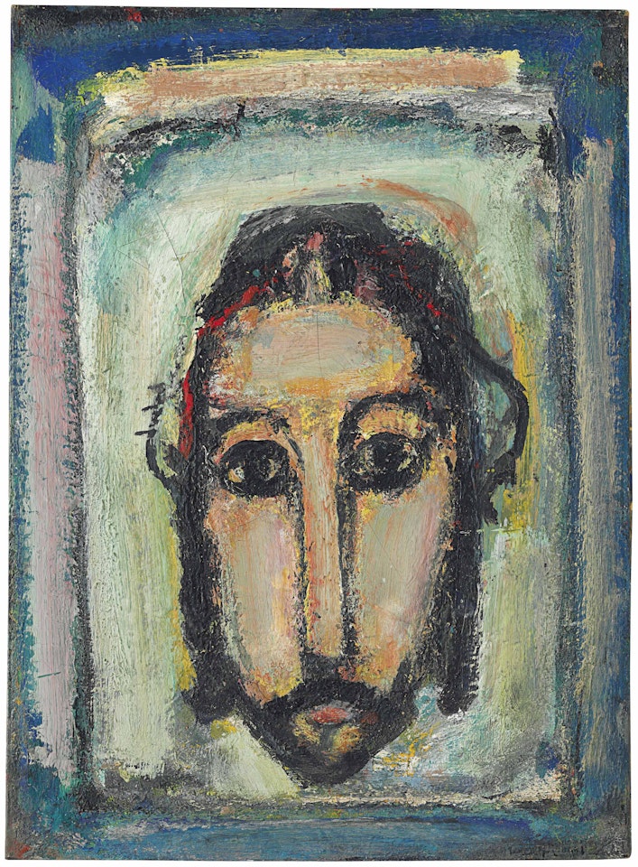 La sainte face dit aussi Le saint suaire by Georges Rouault