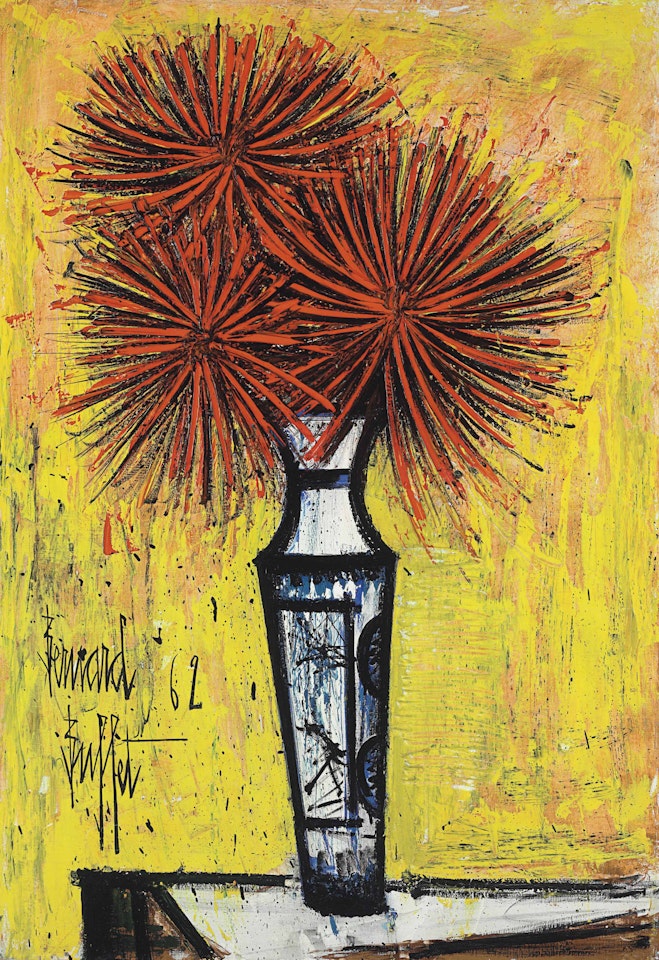 Les Dahlias by Bernard Buffet