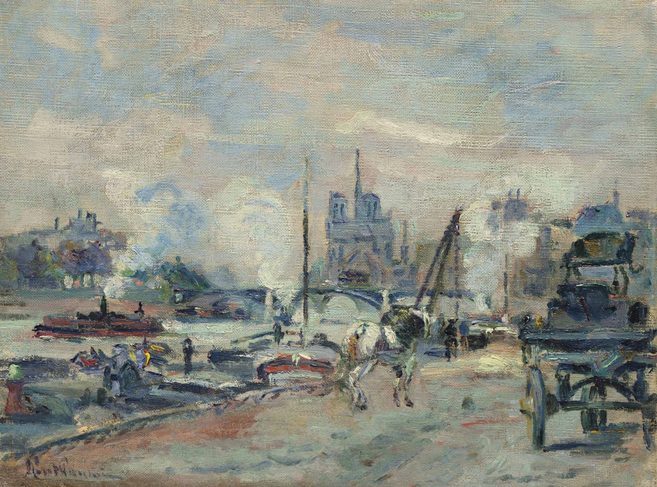 Notre-Dame de Paris vue des quais by Armand Guillaumin