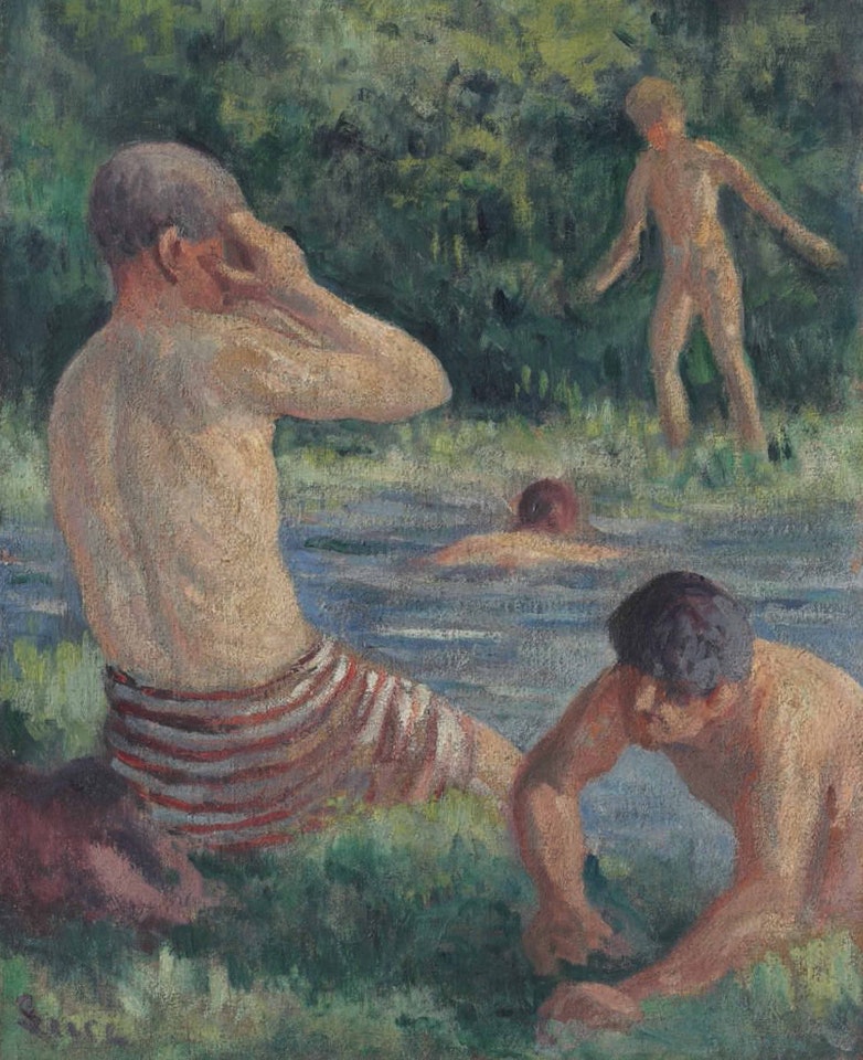 La baignade à Bessy by Maximilien Luce