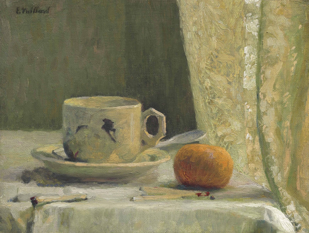 Tasse et mandarine by Édouard Vuillard