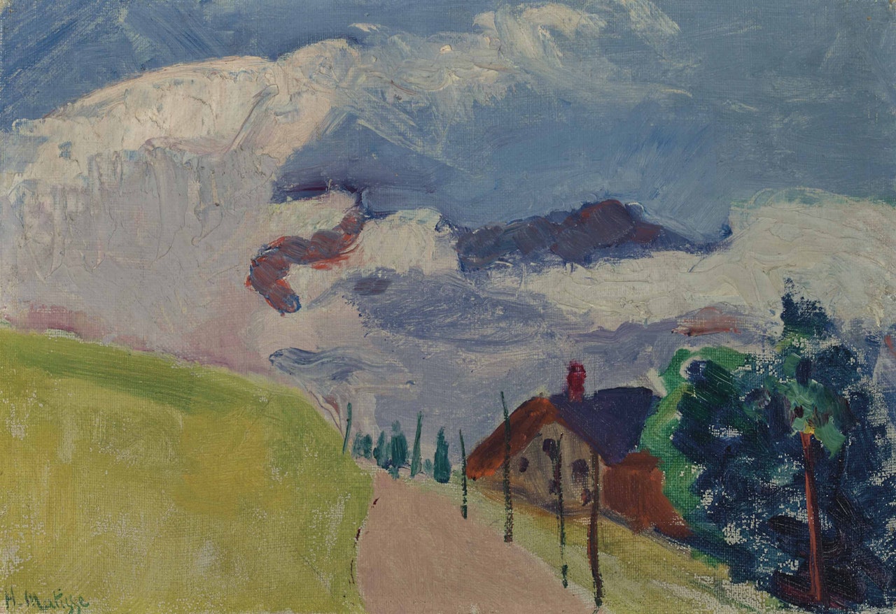 Paysage suisse (Route de Chézières à Villars) by Henri Matisse