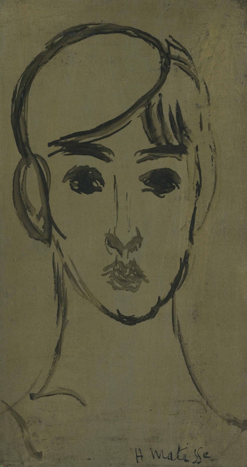 Pochade pour tête de jeune fille by Henri Matisse