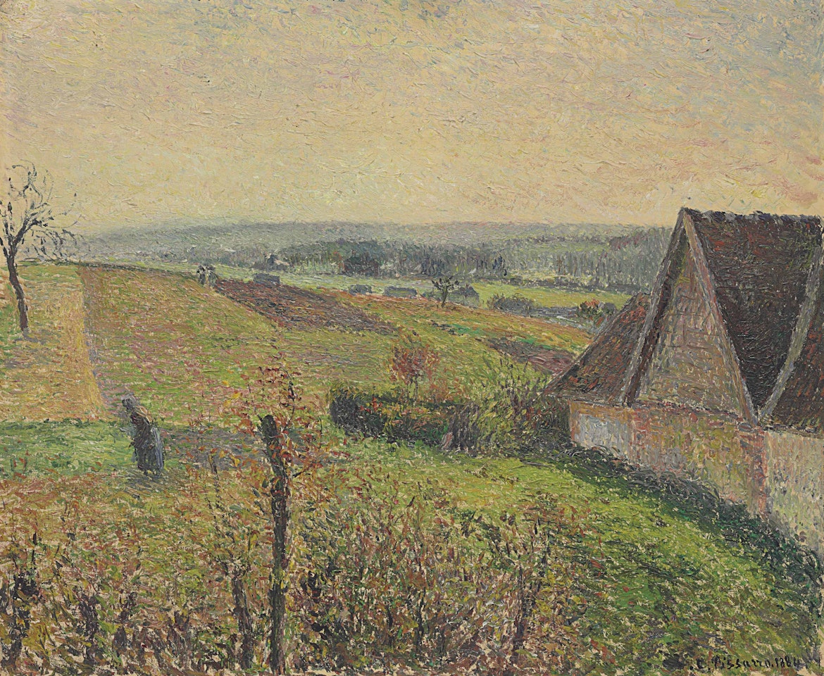 Les coteaux de Gisors by Camille Pissarro