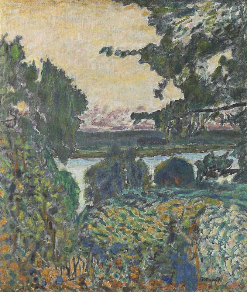 La Seine à Vernon by Pierre Bonnard
