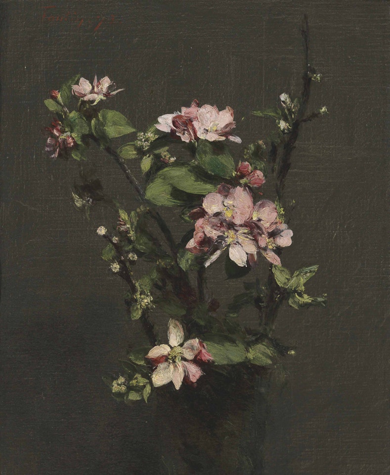 Fleurs de pommier by Henri Fantin-Latour