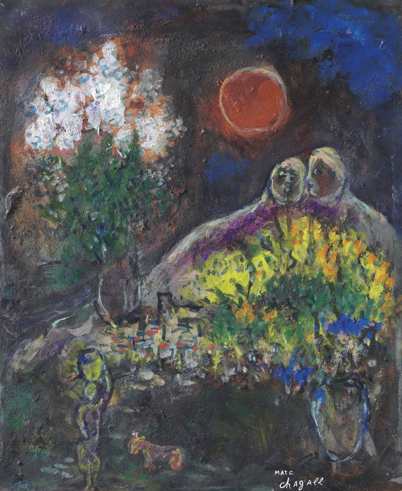 Etude pour Le Baou de Saint-Jeannet by Marc Chagall