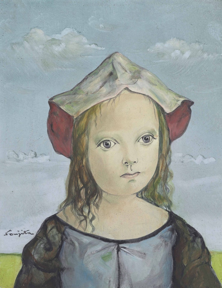 La fillette au ciel bleu by Leonard Tsuguharu Foujita