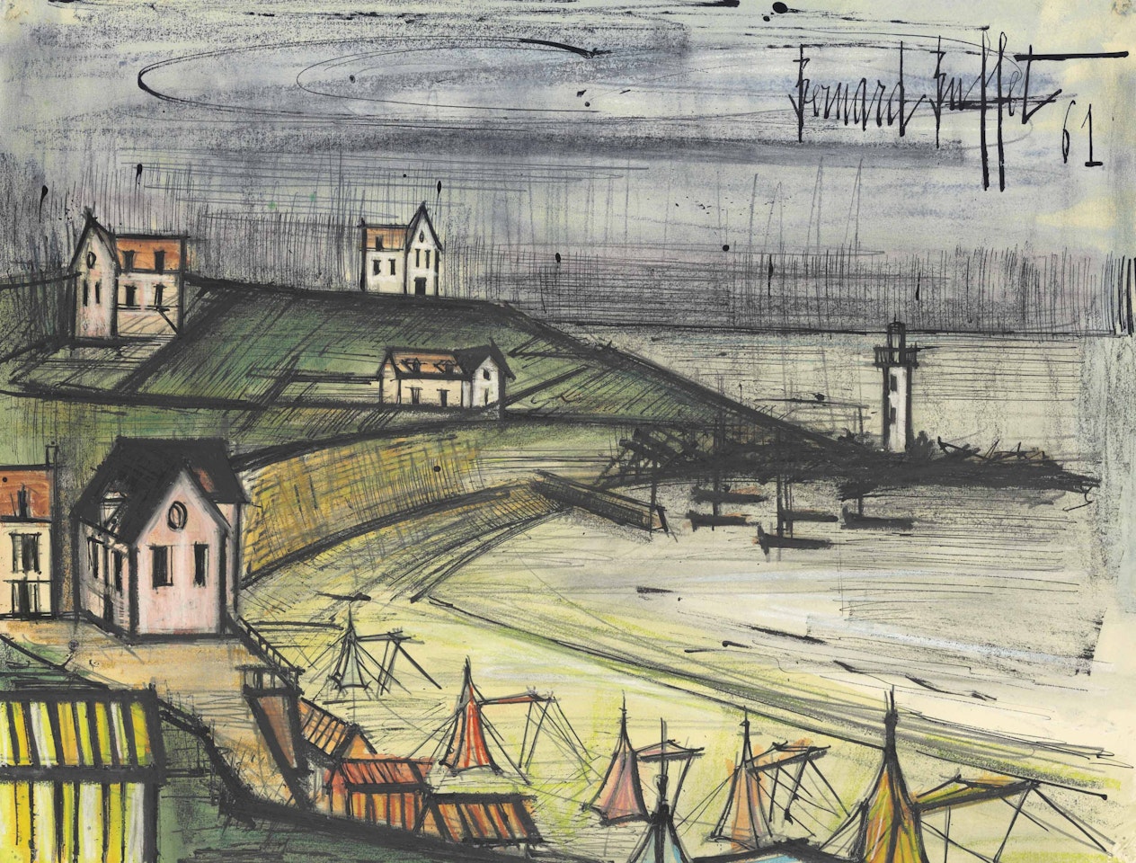 La Plage by Bernard Buffet