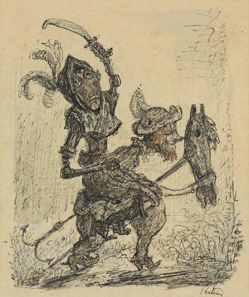 Don Quixote by Alfred Kubin