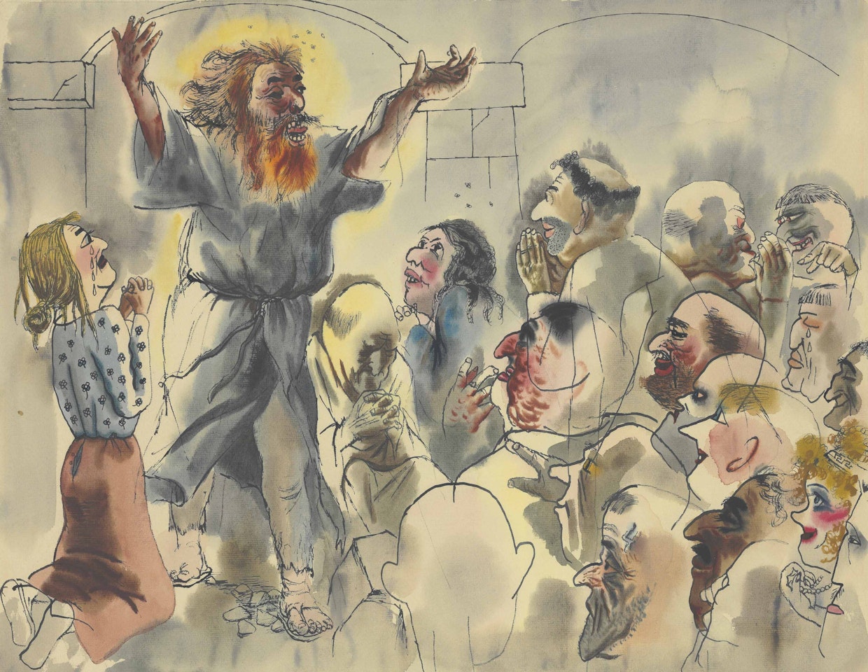 The Prophet by George Grosz