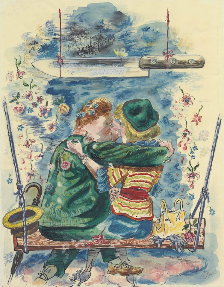 Liebespaar, Der Weg allen Fleisches by George Grosz