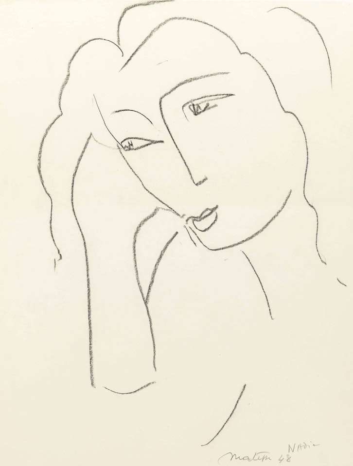 Nadia accoudée by Henri Matisse
