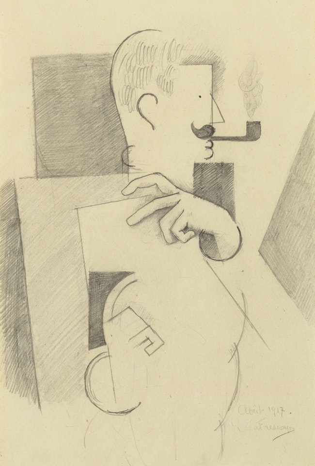 L'artilleur à la pipe by Roger de la Fresnaye