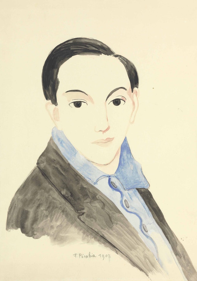 Portrait de jeune homme by Francis Picabia