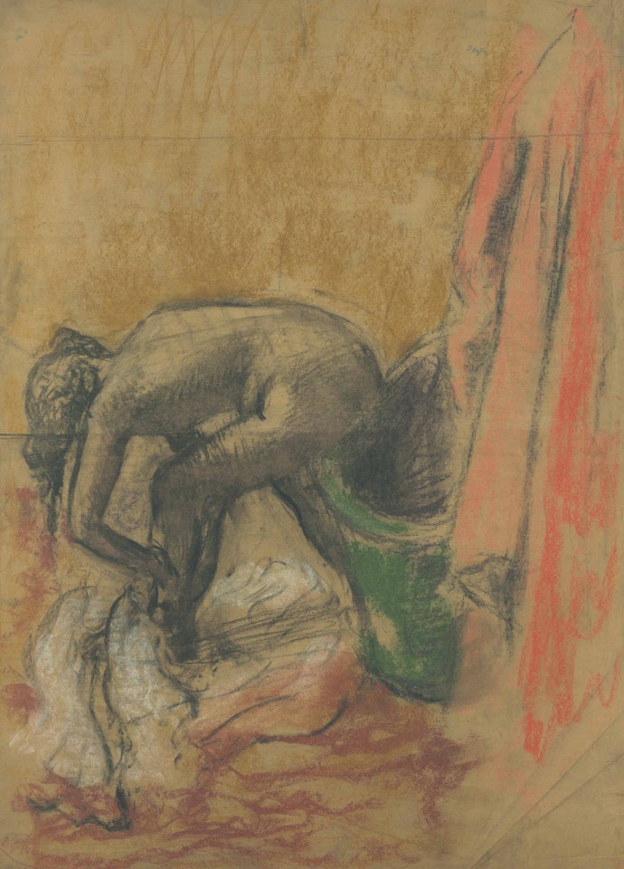 Femme à sa toilette by Edgar Degas