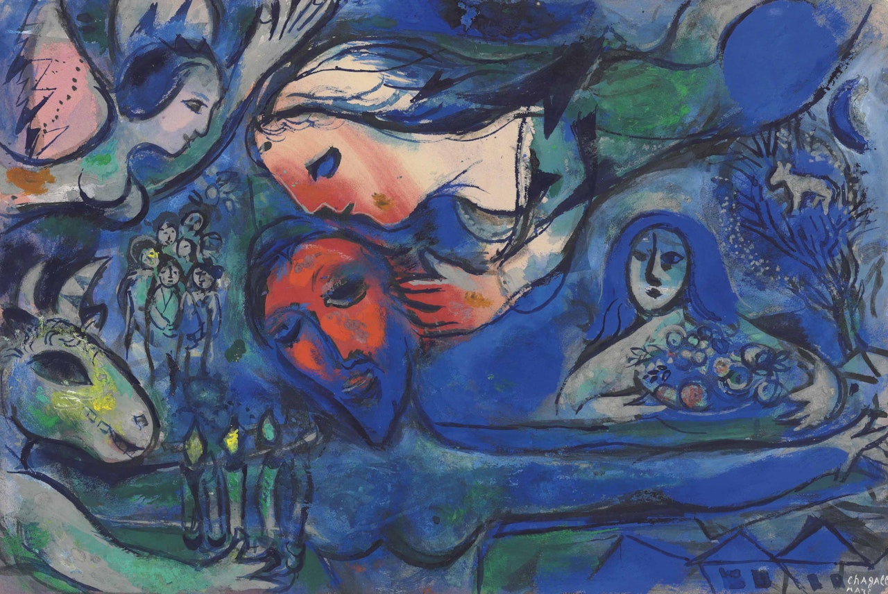 Les Offrandes by Marc Chagall