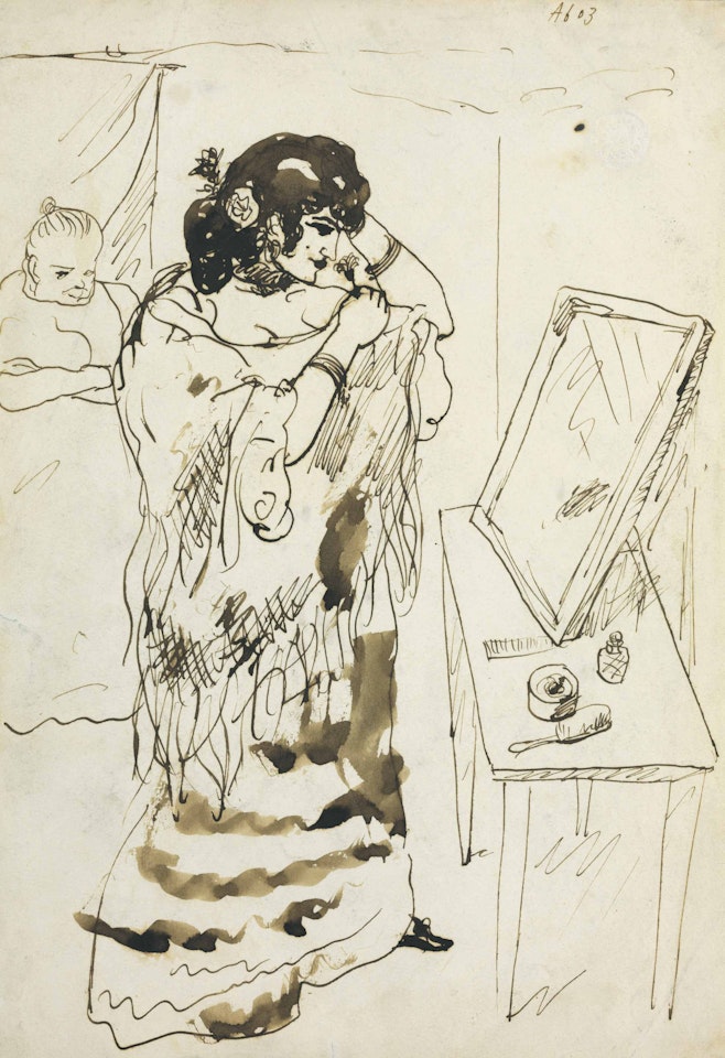 L'espagnole devant le miroir by Pablo Picasso