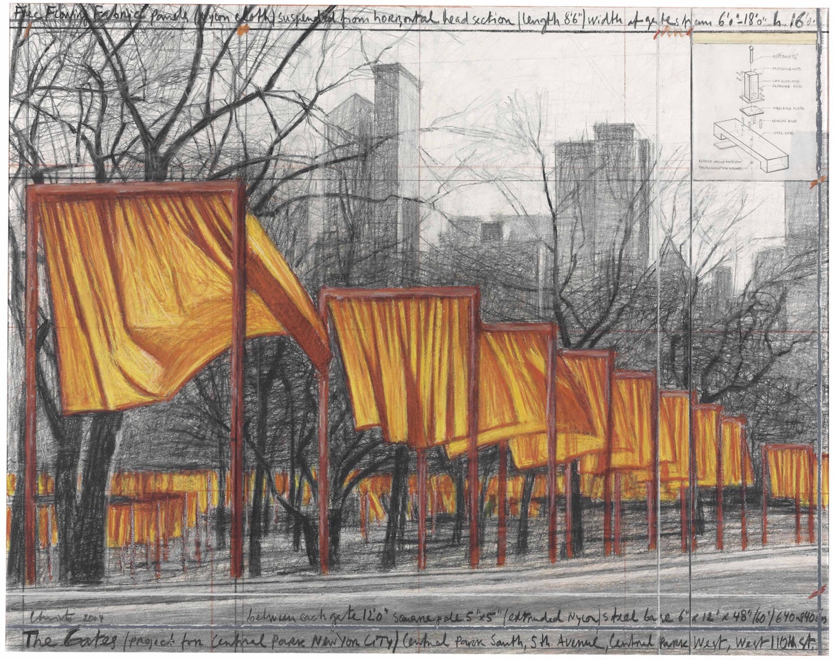 The Gates, Project for Central Park, New York City by Christo