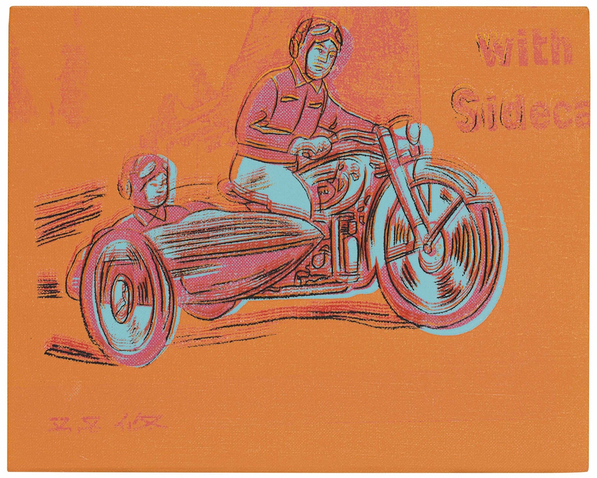 Motorcycle by Andy Warhol